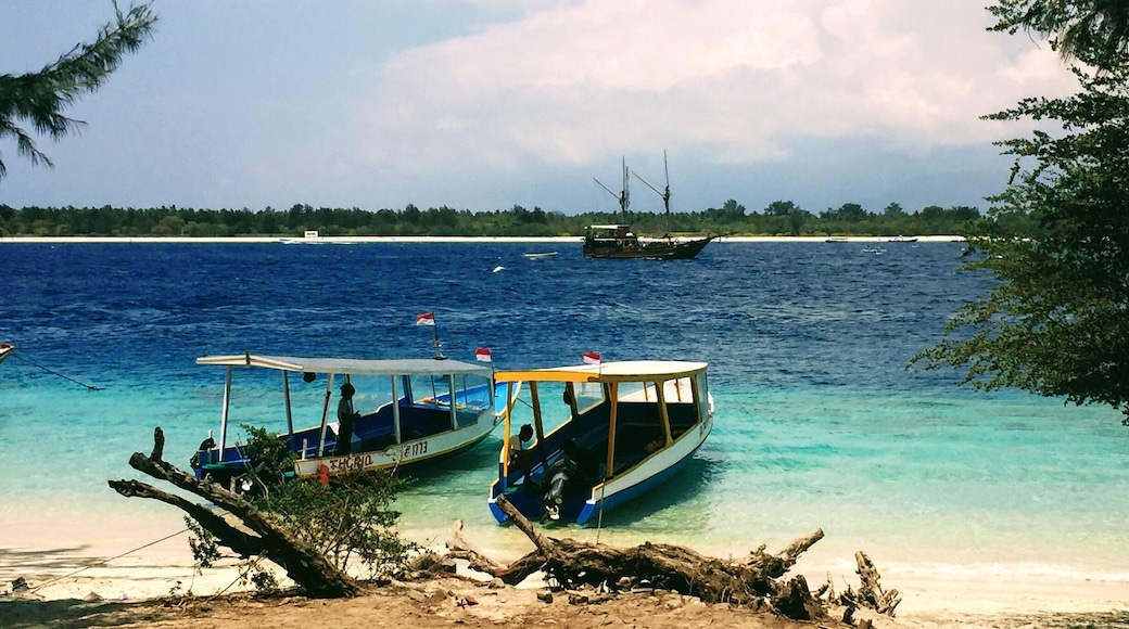 Gili Trawangan, Indonesia.
Just off the coast of Lombok and near to Bali you'll find the Gili Islands: Gili Trawangan, Gili Meno and Gili Air.
Gili Trawangan (Gili T) is the busiest and largest of the three, and is becoming known as the 'party' island. Whilst it does have a great nightlife, there are also some awesome snorkelling spots (turtle point), boat trips and fishing, and stunning sunsets (check out Exile Bar for real chilled sunset vibes). There are no motor vehicles on the islands, only a very few electric scooters, bicycles and horse and cart. #LifeAtExpedia #packsandaplan