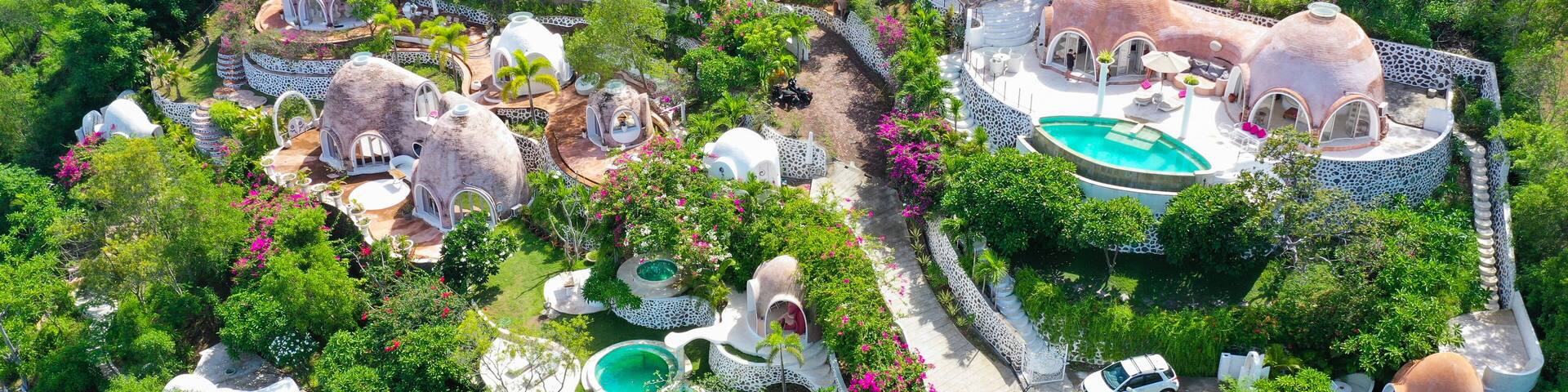 A unique and fascinating place to stay with some of the best views in all Lombok