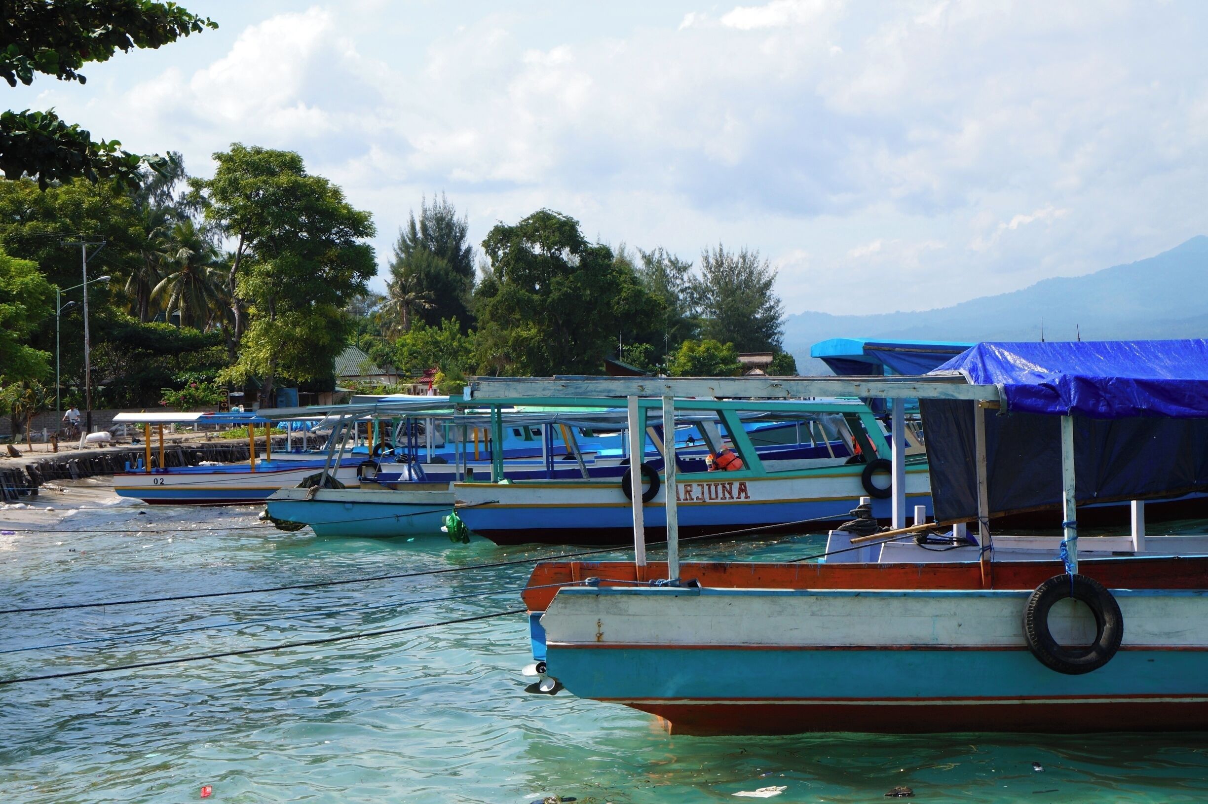 When you first get off the boat whatever you do - TURN LEFT!!! The west side of the island is far more undeveloped and will give you a better experience of island paradise than the East.mThere's no need to book your accommodation ahead of time, just barter some decent prices with guest house owners when you arrive.

www.cheskiesgaplife.com

#colorful