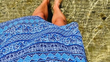 The water on Kopingsviks Beach on Ăland, Sweden is crystal clear, and you can walk hundreds of meters out before you need to start swimming #LifeAtExpedia