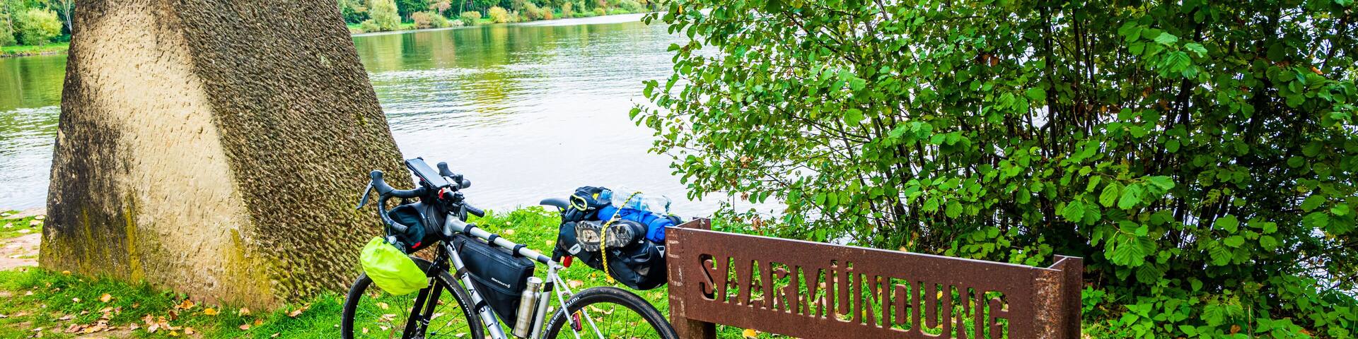 Zum Bikepacking an der Mündung der Saar