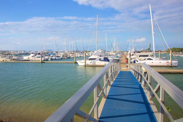 Gladstone Marina featuring a marina