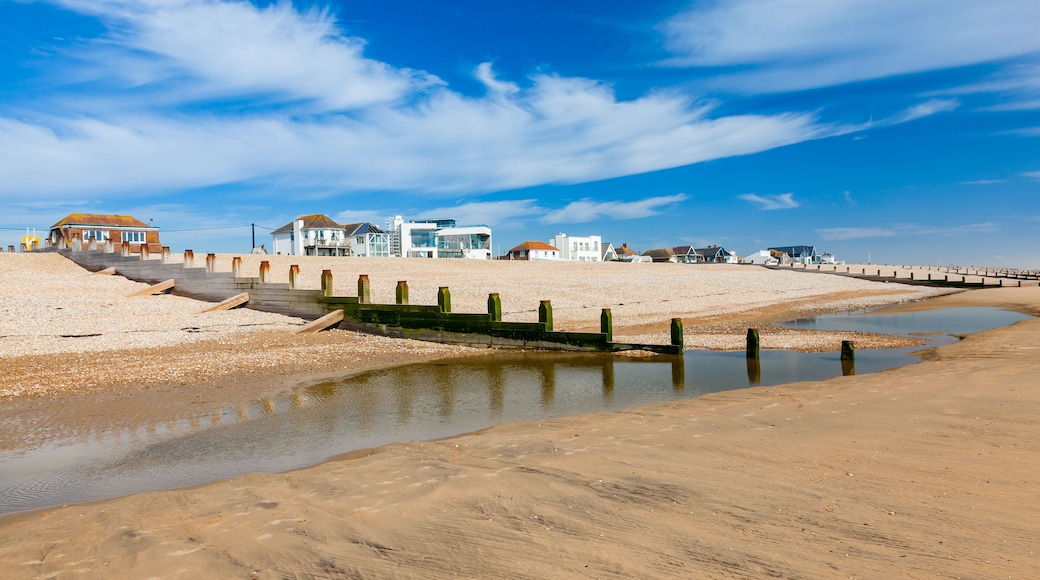 Timber Groynes on the Golden sandy beach at Camber Sands East Sussex England UK Europe; Shutterstock ID 492673291; purchase_order: SP-1332 HA Batch 2 August 2018; Order: ; client: HomeAway; other: To