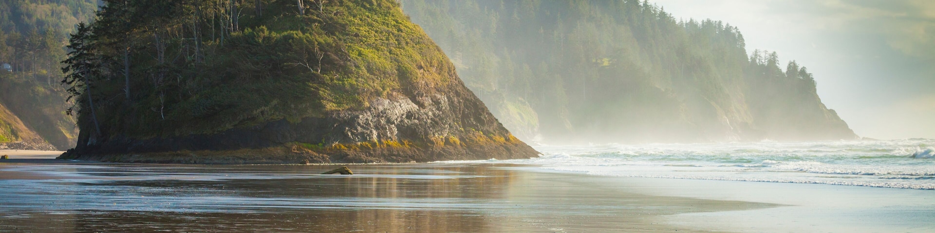 Proposal Rock at Neskowin Beach on the Oregon Coast.