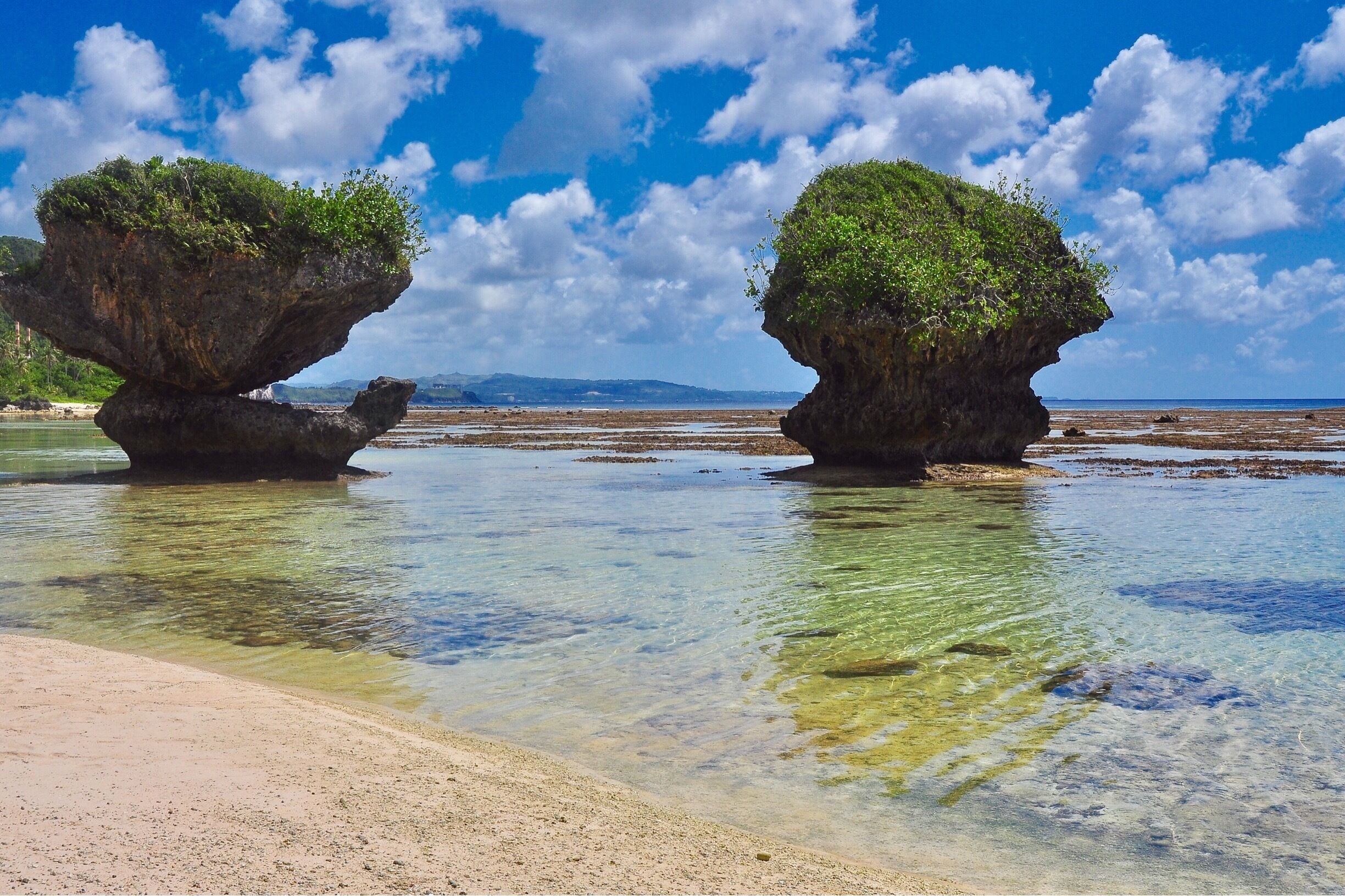 Mushroom Rocks at Tanguissson Beach, Guam
#AquaTrove #Beachtips