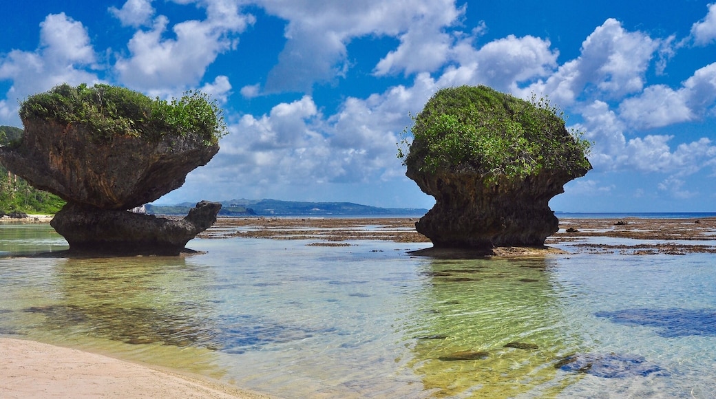 Mushroom Rocks at Tanguissson Beach, Guam
#AquaTrove #Beachtips