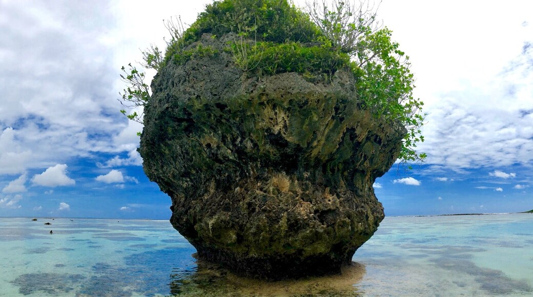 Mushroom Rock near Tanguisson Beach, Guam