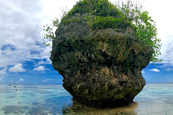 Mushroom Rock near Tanguisson Beach, Guam