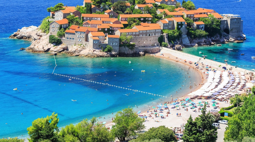 Sveti Stefan island in Budva, Montenegro