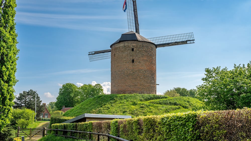 Grafelijke Korenmolen, the oldest windmill in The Netherlands in the village of Zeddam