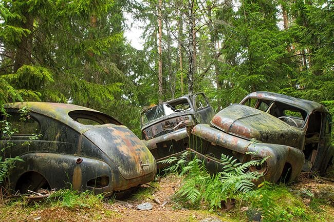 This car wreck junkyard is a tourist attraction and a great place for photographers.