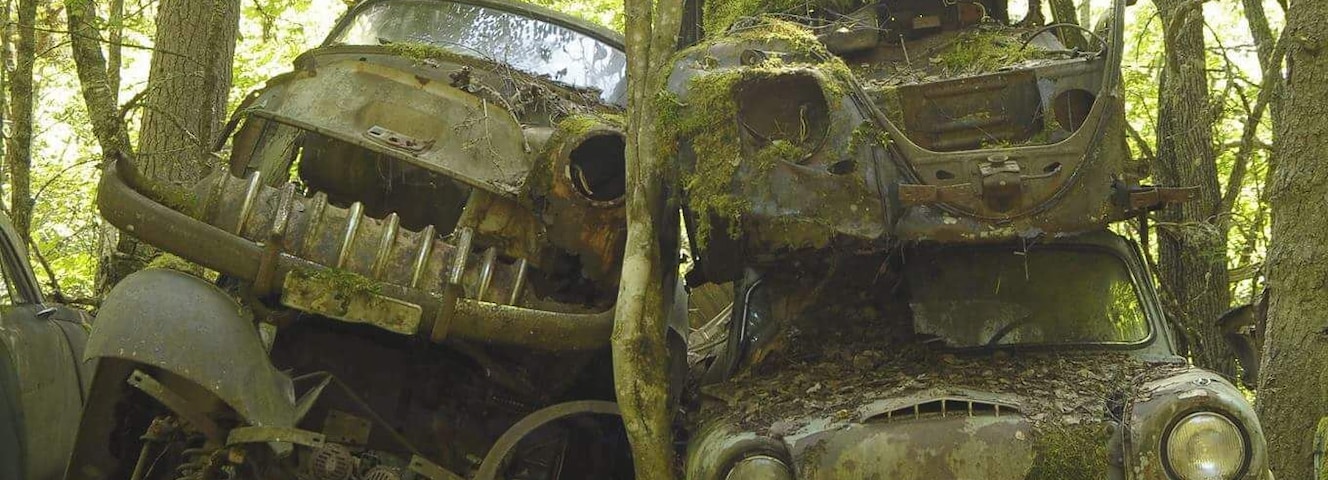 Bastnäs car cemetry.