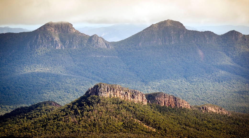 Scenic views of the Grampians National Park in Western Victoria, Australia