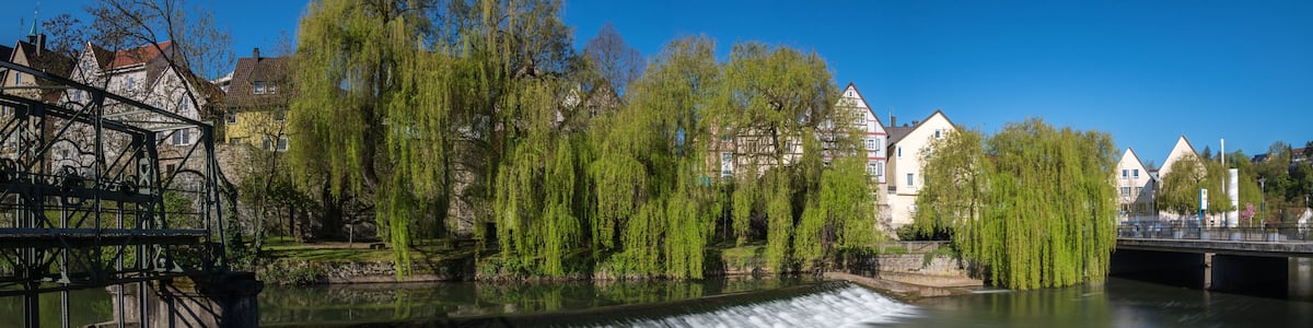 Backnang Biegelwehr Panorama