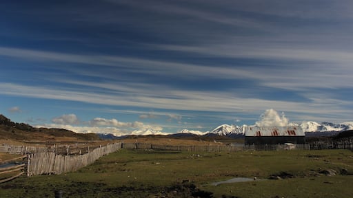 Gorgeous farm house under a gorgeous sky. It's ALWAYS golden hour this far south!