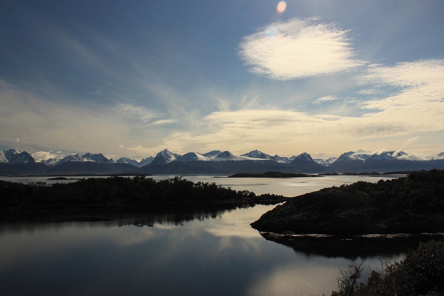 Unbelievable view snapped from the back of a pick up truck on the way to the police station to register our arrival.
