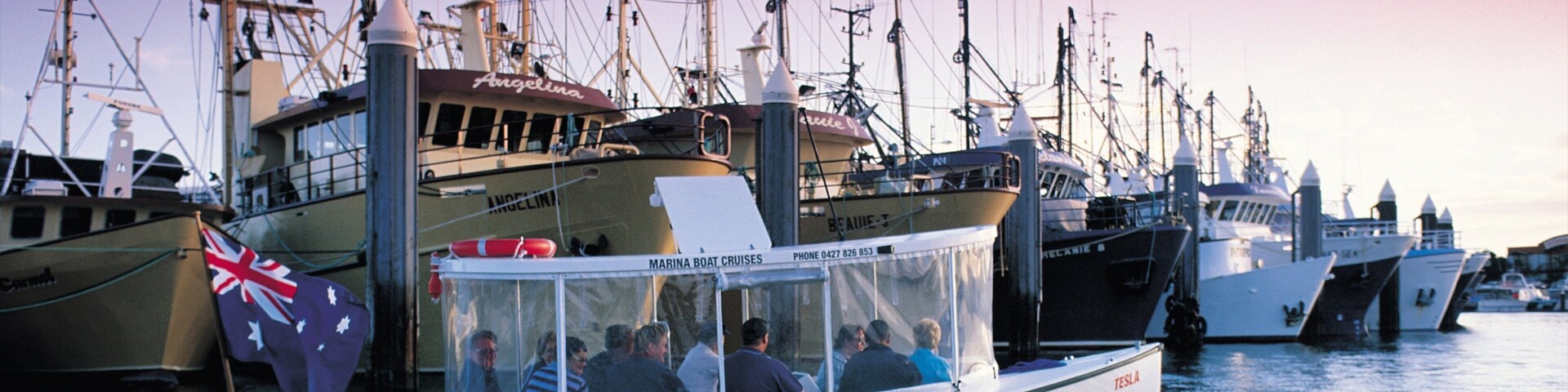 Port Lincoln featuring boating, a sunset and a marina