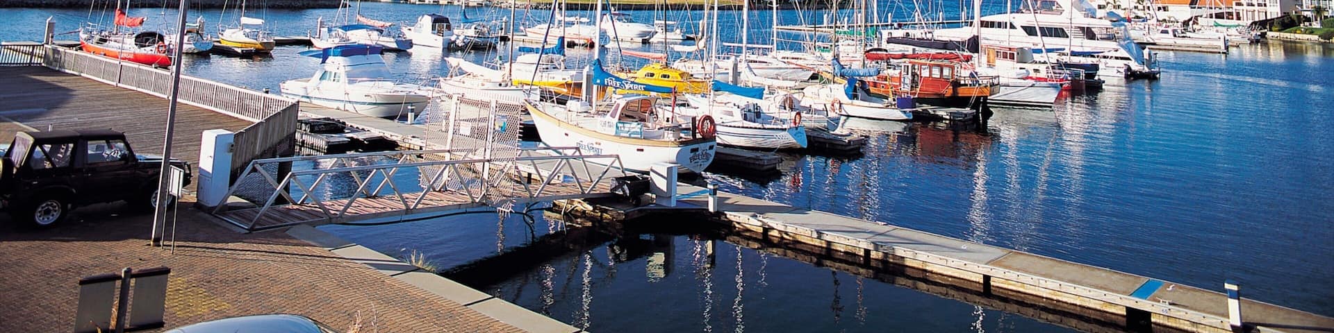 Port Lincoln which includes a coastal town, a marina and boating