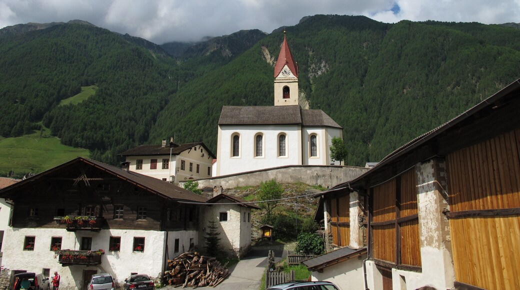 St. Katharina in Katharinaberg im Schnalstal (SĂŒdtirol): AuĂenansicht
