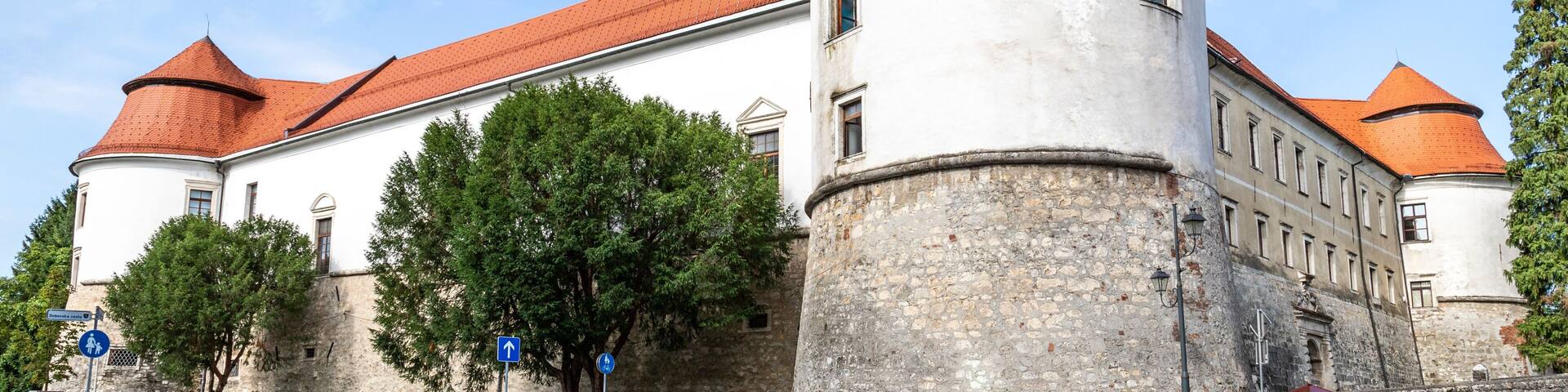 Brezice, Slovenia, 02/08/2019, Brezice Castle in Slovenia
