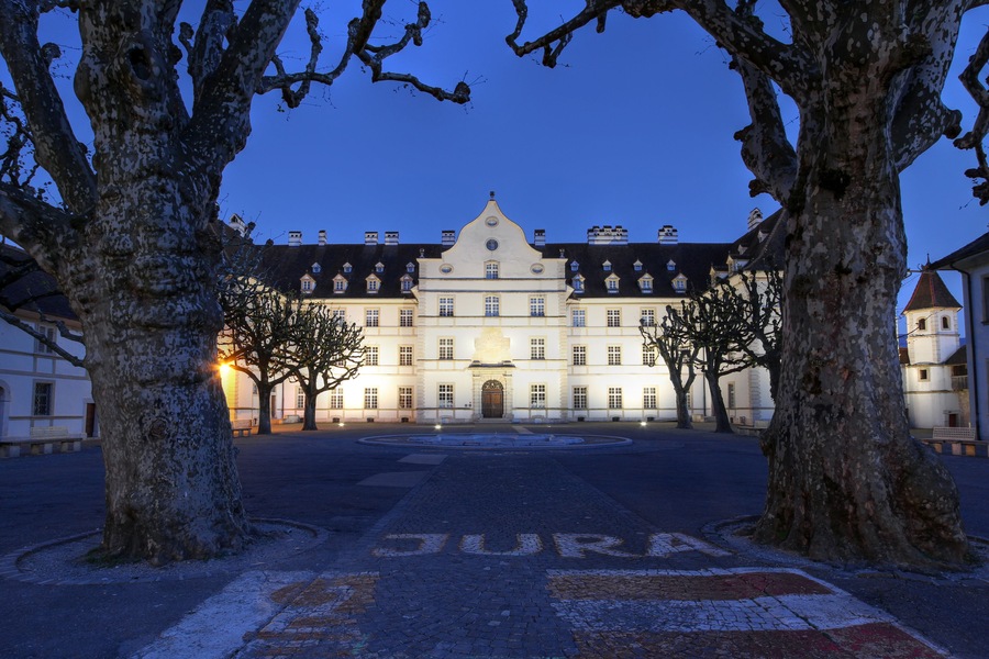 Chateau de Delemont, Jura, Switzerland