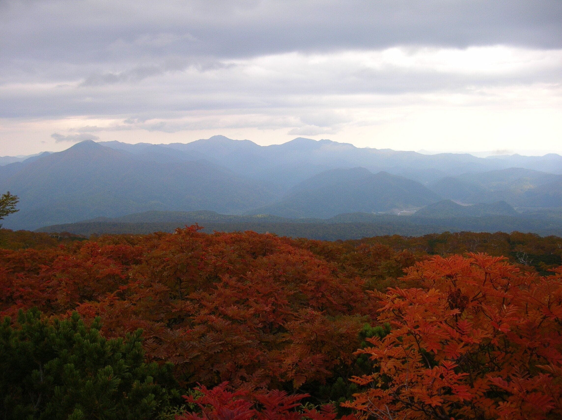 Looking the East from Daisetsu.