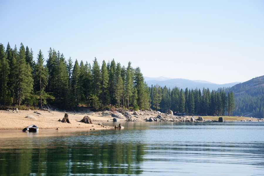 Sierra landscape at Shaver Lake, California