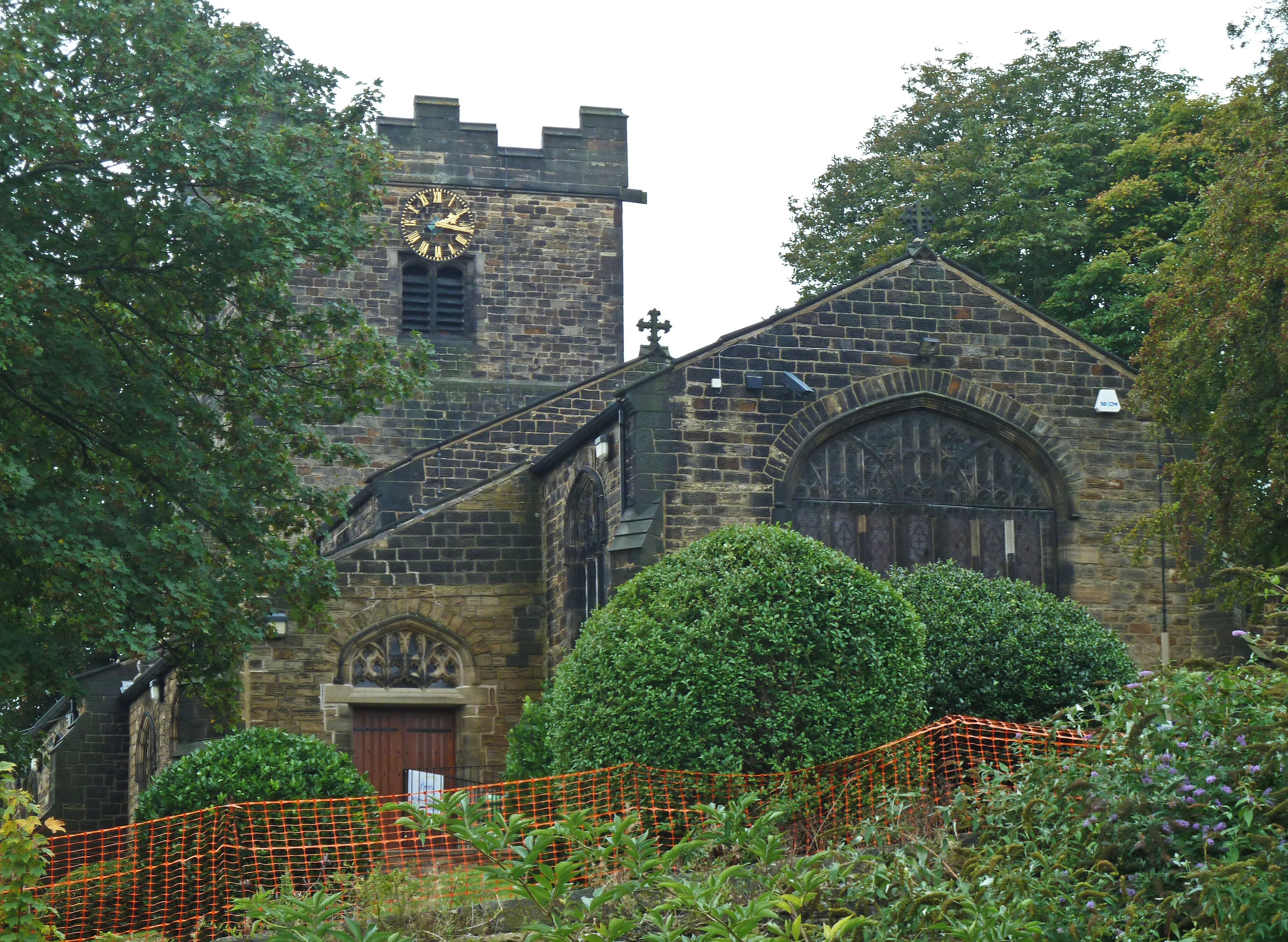 Former parish church of St Matthew, Huddersfield Road, West Town, Dewsbury, West Yorkshire
