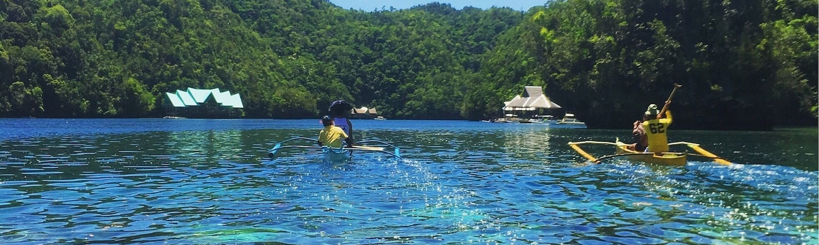 The crystal clear waters of Sohoton Cove. You'll love Bucas Grande as much as you love Palawan's El Nido and Coron.