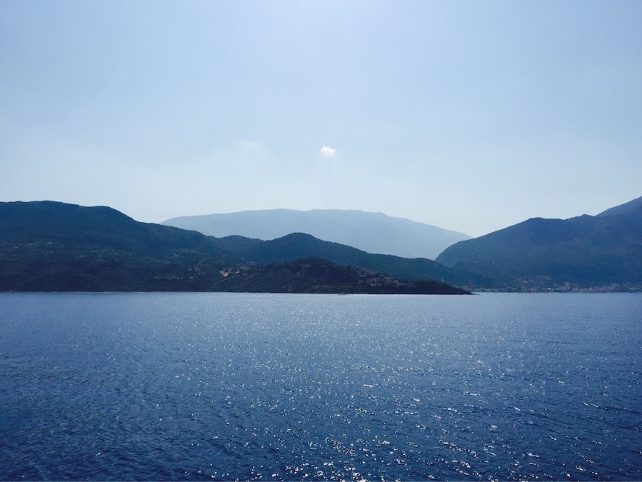 Approaching the island