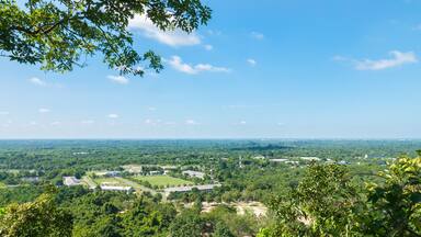 landscape view from Khao ito mountain (Pha Hin Son viewpoint). P