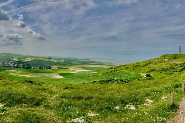 On the top of Cap Blanc-Nez, a cape on the Côte d'Opale, in the Pas-de-Calais département, in northern France. Its a nice and not far trip by train from Lille or Brugge :) #LifeAtExpedia