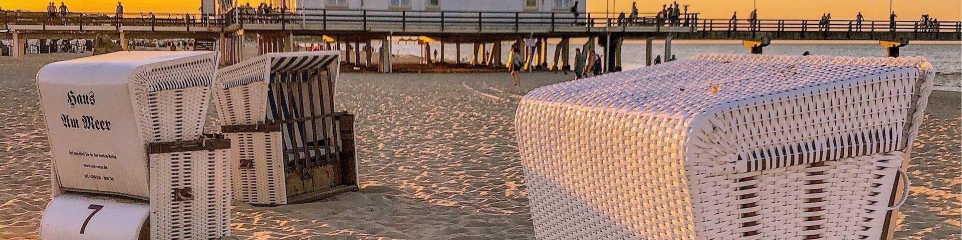 Seebrücke Ahlbeck, Usedom Island, Baltic Sea, Germany
#Golden