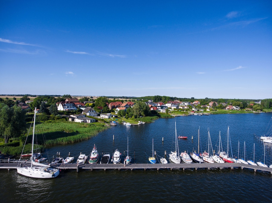 Harbor of Breege on Ruegen Island at Baltic Sea, Shutterstock ID 458862019, Purchase Order: -