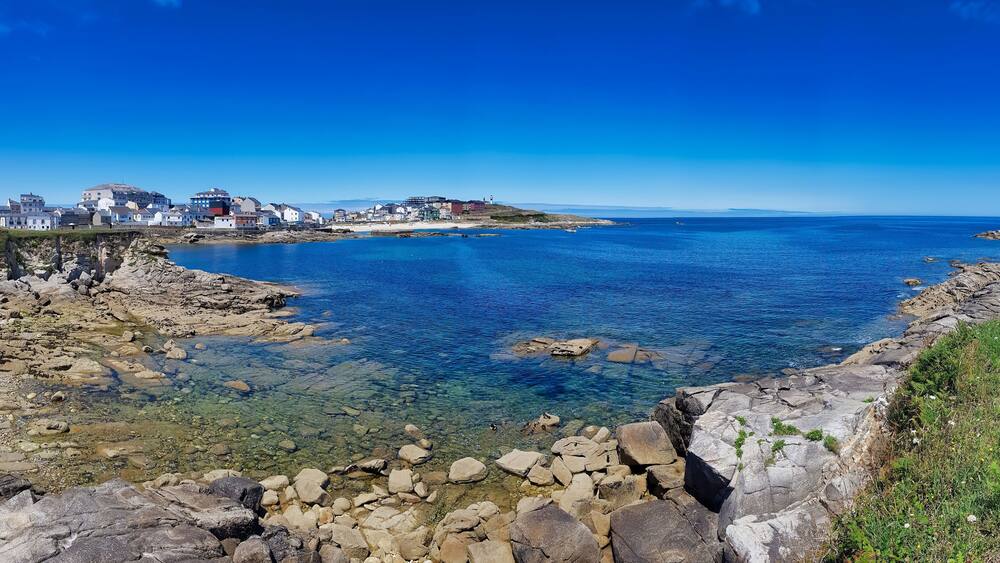 coast of mediterranean sea, photo as a background