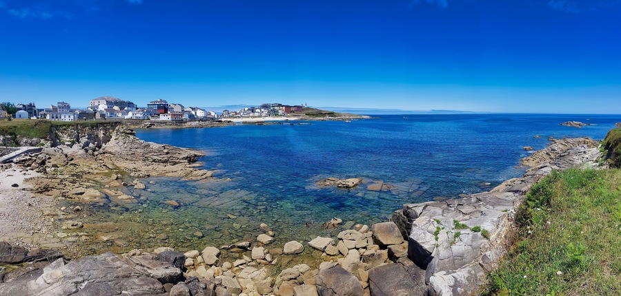 coast of mediterranean sea, photo as a background