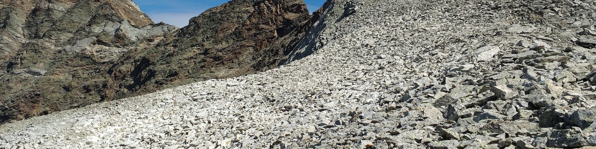 Fernerköpfl und Schneebiger Nock beim Aufstieg von der Rieserfernerhütte