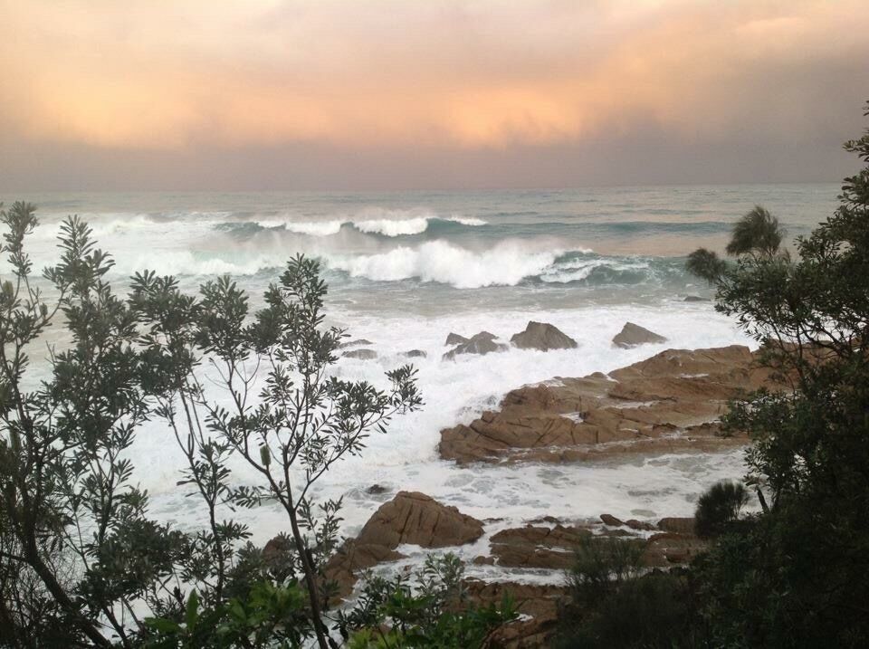 Late afternoon storm Mossy Point Broulee