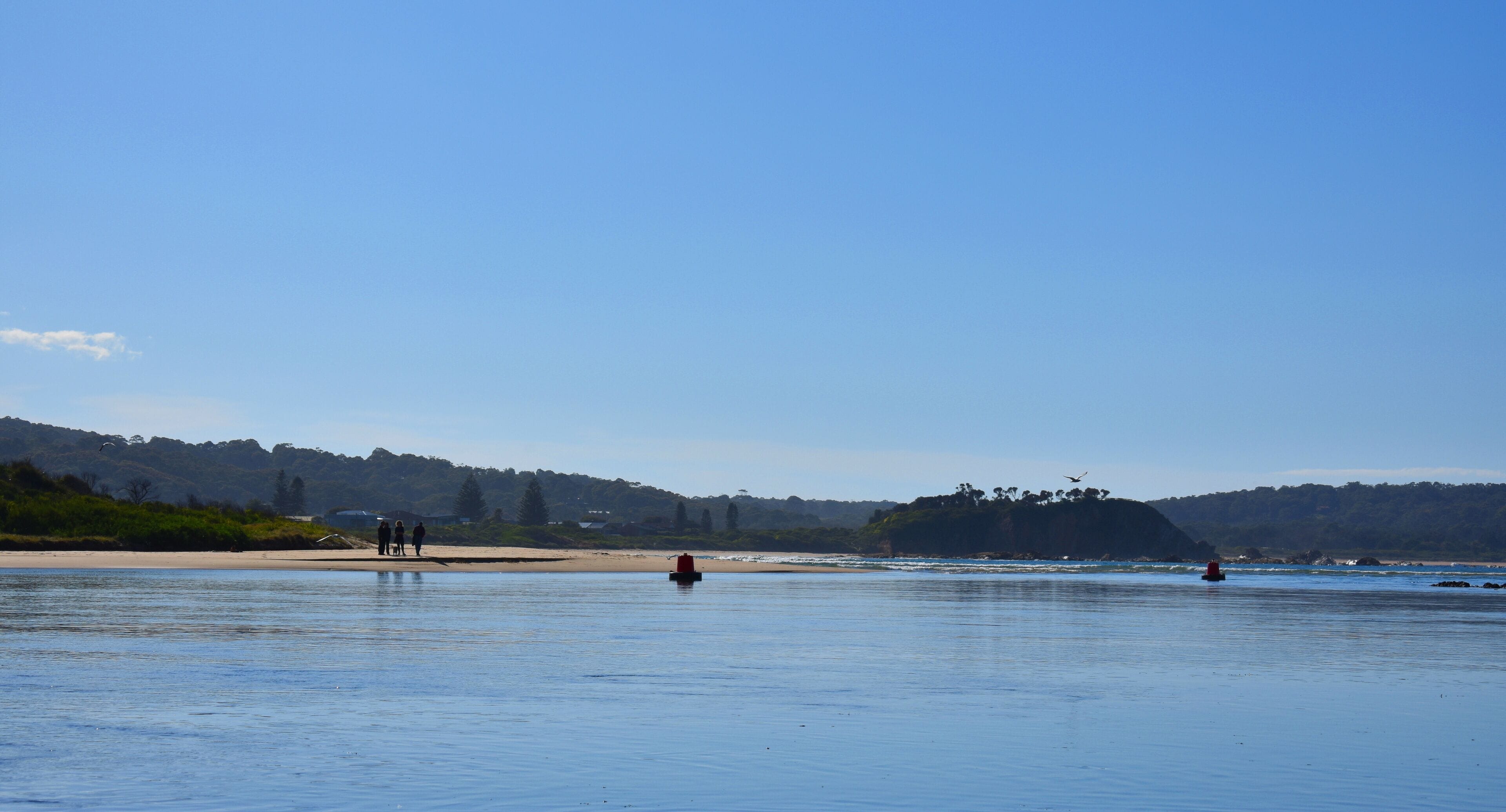 Beach Family Silhouette
