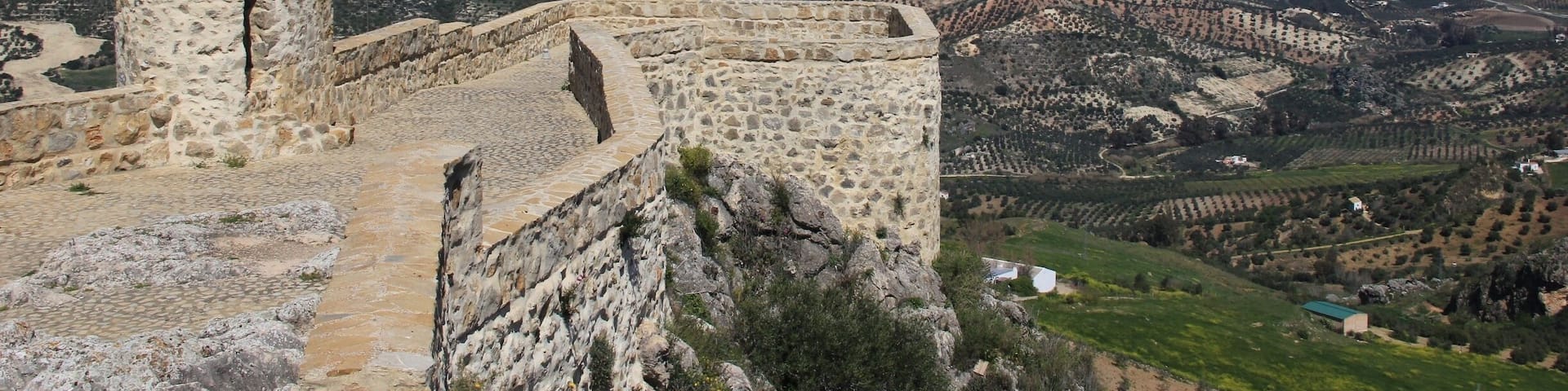This is the spectacular view from the castle in Olvera - one of Andalucia's pueblos blancos (white towns).
A steep climb uphill from the centre of town will bring you to the entrance of the 12th century castle.
It costs just 2 euros to enter and the opening hours are 10am-2pm and 6pm-9pm.