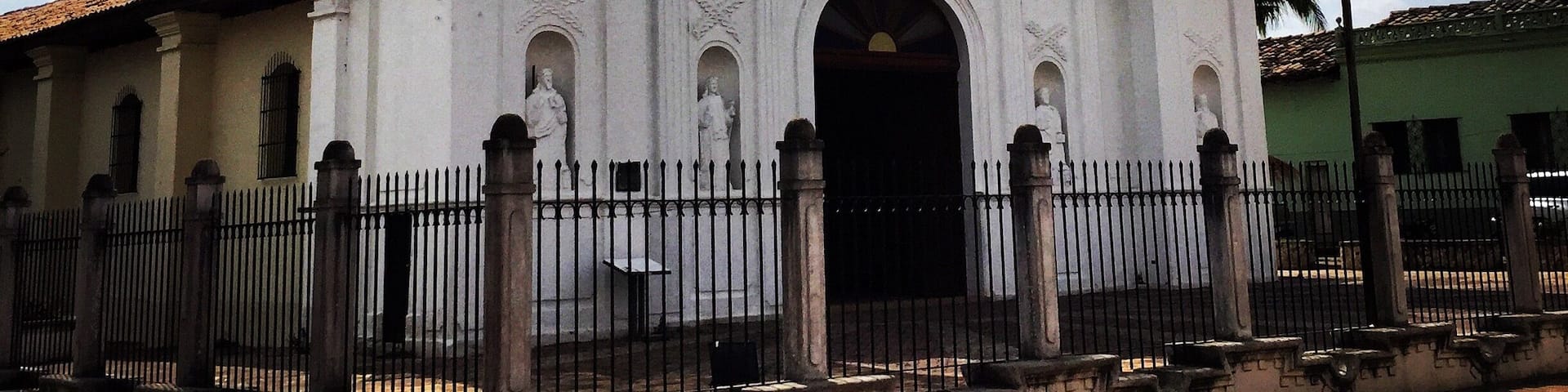 It's not an official Honduran town until you find the church next to the plaza. Delicious comidas típicas are found directly across the street.