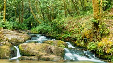 Waterfall on Armenteira river