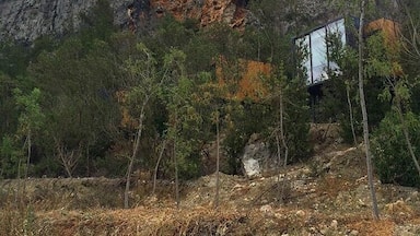 At Vivood Landscape Hotel you get your own little cabin in the mountains. The hotel focuses on sustainable hospitality and only serves regional food.