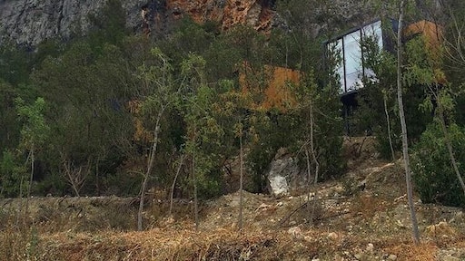 At Vivood Landscape Hotel you get your own little cabin in the mountains. The hotel focuses on sustainable hospitality and only serves regional food.