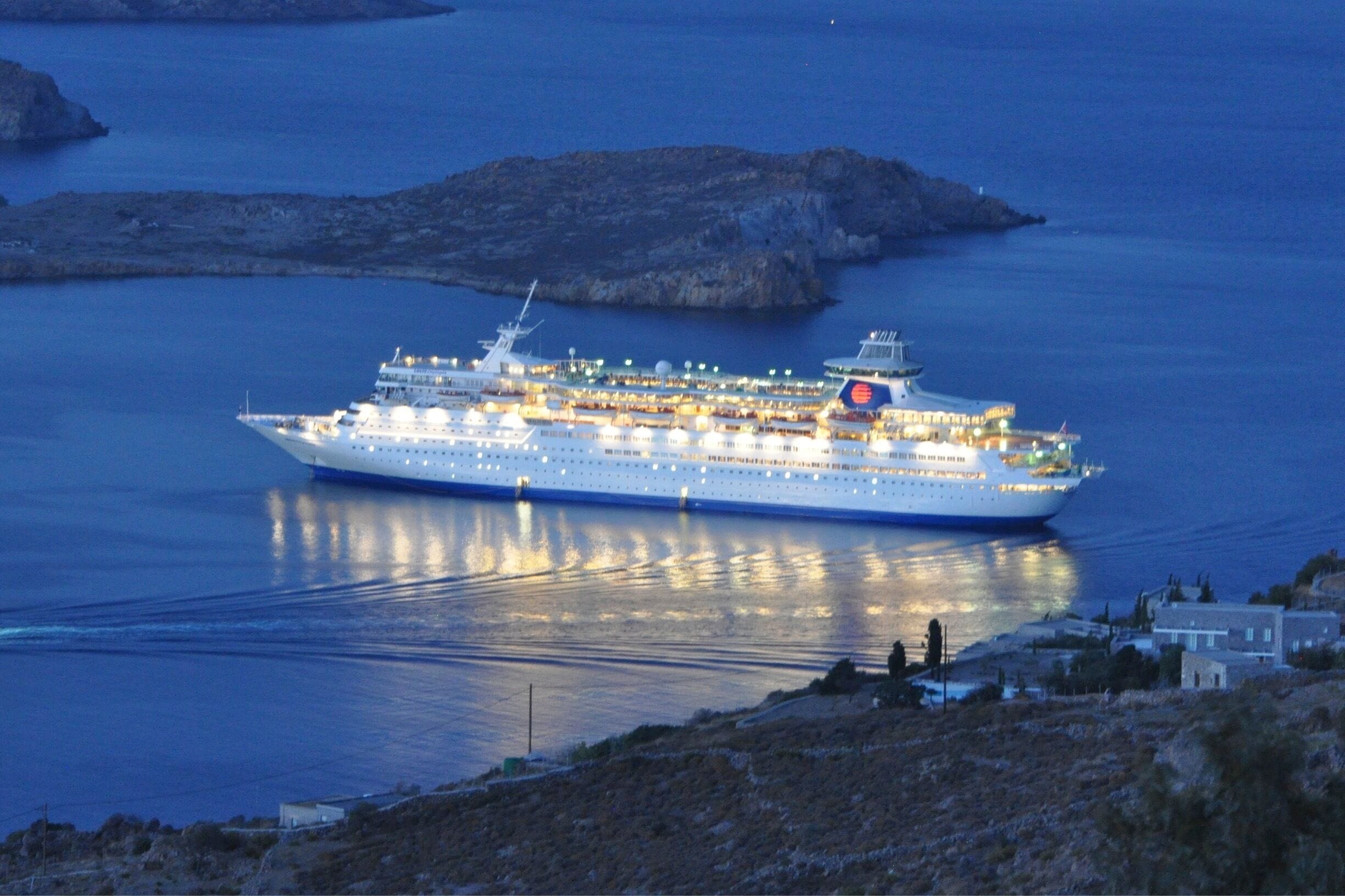 Remote island where John received the Revelation. 