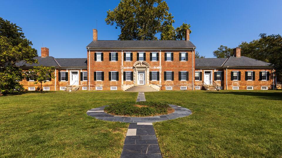 Chatham Manor Historic Brick Estate in Fredericksburg, Virginia