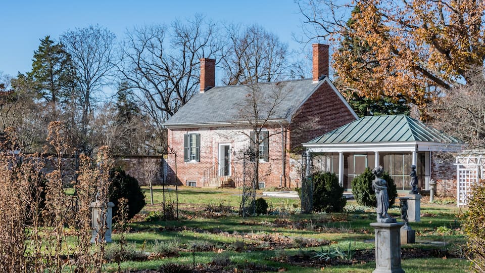 Beautiful Chatham Manor Estate and Gardens, Stafford Heights, Virginia USA, Fredericksburg, Virginia
