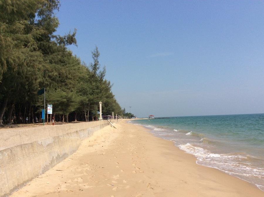 Phla Beach in Rayong Province, Thailand