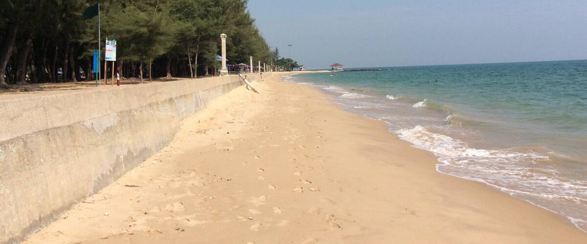 Phla Beach in Rayong Province, Thailand