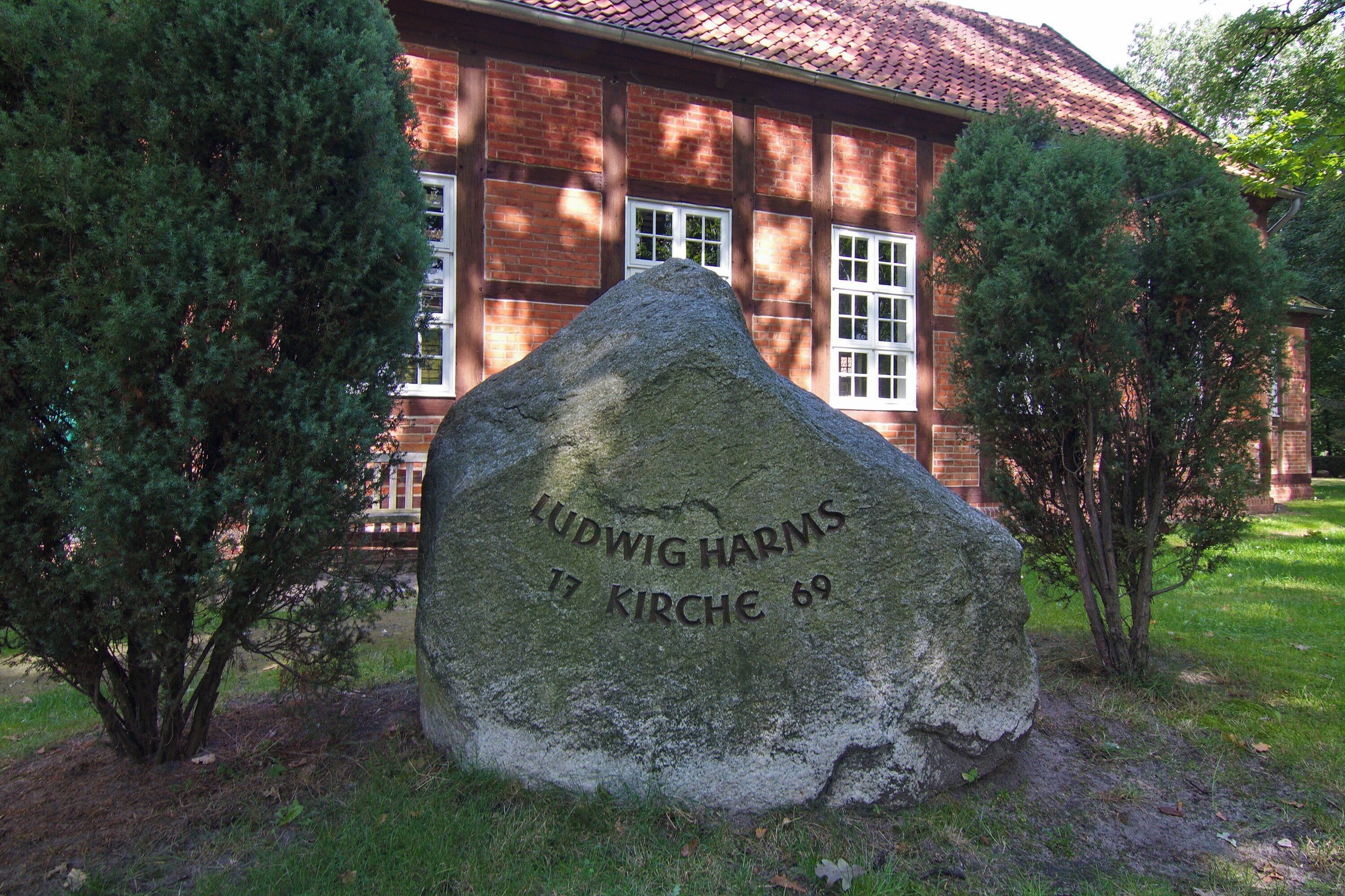 Ludwig-Harms-Kirche in Fuhrberg (Burgwedel), Niedersachsen, Deutschland.
